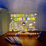 LED Note Board with Colorful Neon Markers – Rewritable Light-Up Message & Drawing Board
