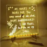 LED Note Board with Colorful Neon Markers – Rewritable Light-Up Message & Drawing Board - Image 8