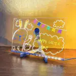 LED Note Board with Colorful Neon Markers – Rewritable Light-Up Message & Drawing Board - Image 11
