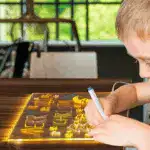 LED Note Board with Colorful Neon Markers – Rewritable Light-Up Message & Drawing Board - Image 3