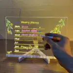 LED Note Board with Colorful Neon Markers – Rewritable Light-Up Message & Drawing Board - Image 4