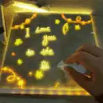 LED Note Board with Colorful Neon Markers – Rewritable Light-Up Message & Drawing Board - Image 14