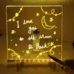 LED Note Board with Colorful Neon Markers – Rewritable Light-Up Message & Drawing Board - Image 5